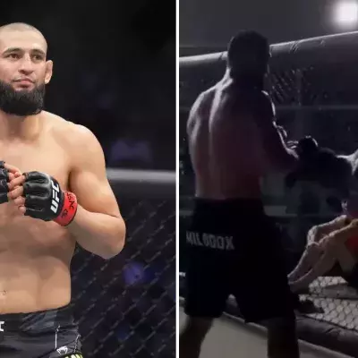 Khamzat Chimaev a envoyé au tapis Jalin Turner lors d'un sparring. 
