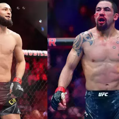 Khamzat Chimaev et Robert Whittaker