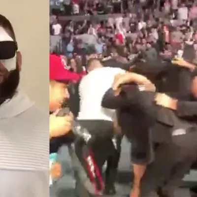 La foule de Mexico s'en est violemment prise à Jeremy Stephens après l'arrêt du combat.