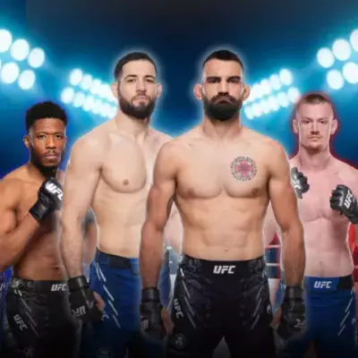 Les 9 Français de l'UFC Paris 2024. 
