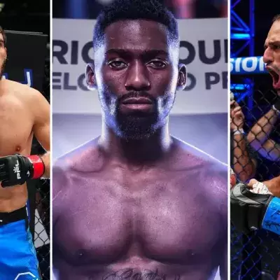 Magomed Umalatov et Jarrah Al-Silawi, deux potentiels adversaires de Cédric DOumbé au PFL. 