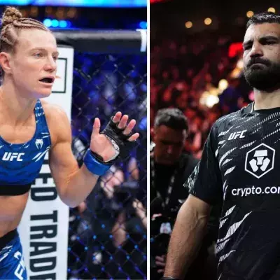 Manon Fiorot et Benoit Saint-Denis lors de l'UFC 315.