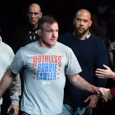 Matt Hughes lors d'une soirée UFC à Saint-Louis en 2018.