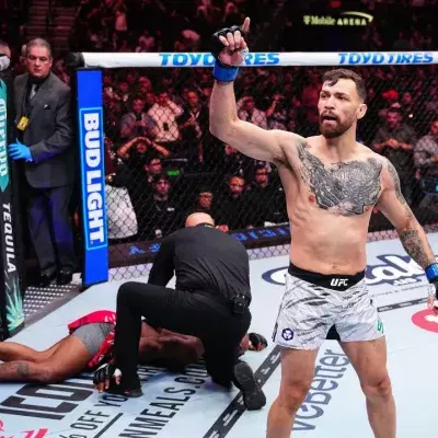 Mauricio Ruffy après sa victoire par KO face à King Green.