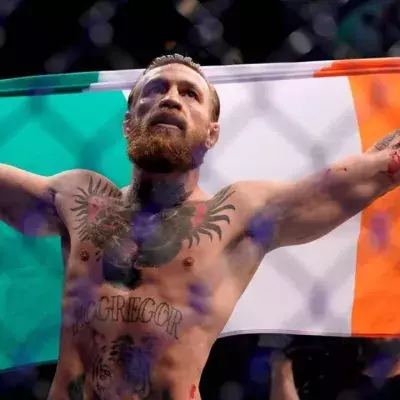 McGregor dans la cage de l'UFC