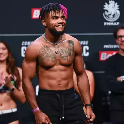 Morgan Charrière à la pesée de l'UFC