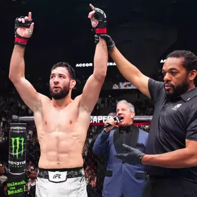 Nassourdine Imavov lors de l'UFC Paris 3.