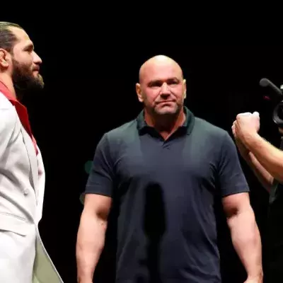 Nate Diaz et Jorge Masvidal se font face sous les yeux de Dana White