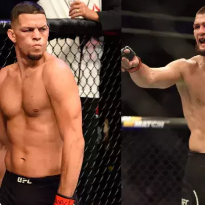Nate Diaz et Khabib Nurmagomedov