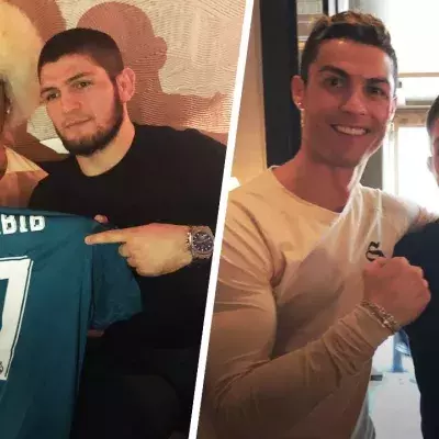 Ronaldo affiche publiquement son soutien à l'un des plus gros combattant de l'UFC