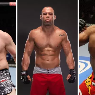 Ruslan Magomedov, Wanderlei SIlva et Paul Daley. 