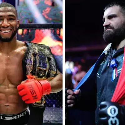 Salahdine Parnasse voit Benoit Saint-Denis "éteindre" Dustin Poirier à l'UFC 299. 