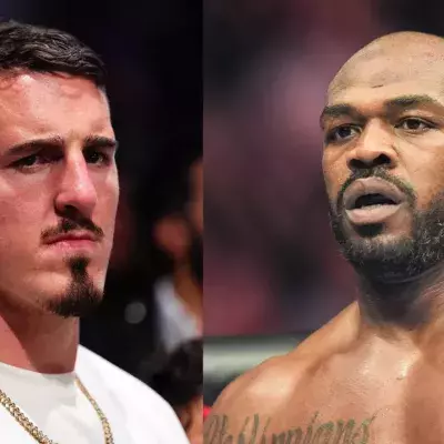 Tom Aspinall et Jon Jones 