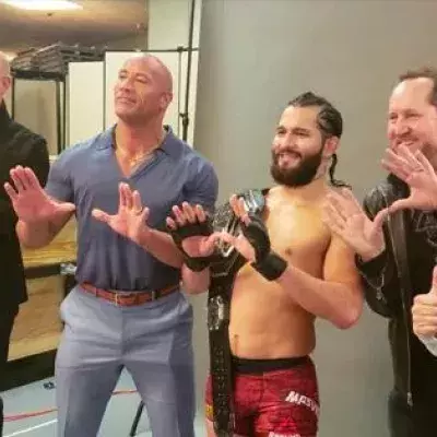 UFC 244 : Jorge Masvidal & The Rock