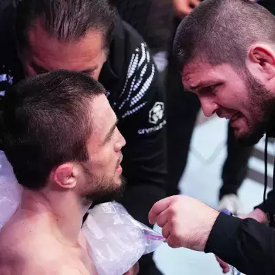 Umar Nurmagomedov était coaché par son cousin Khabib lors de l'UFC 311. 