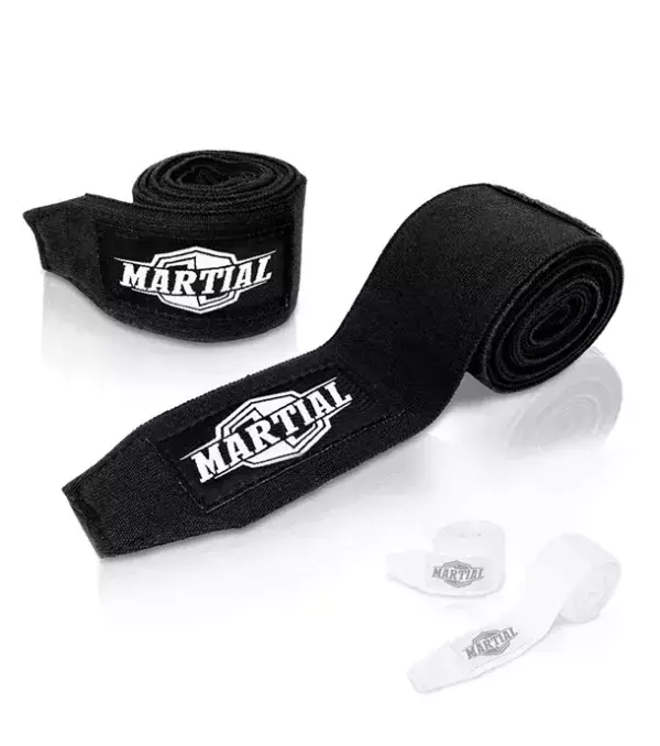 Bandes de boxe, avec velcro et passage de pouce - Super Active Sport