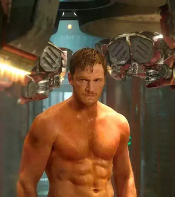 Avant de décrocher le rôle de Starlord dans "Les Gardiens de la Galaxie". Il a perdu 30 kilos.