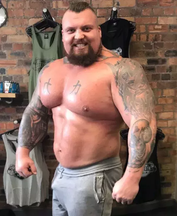 Eddie Hall lors de ses dernières sorties, globalement dans la meilleure forme de sa vie