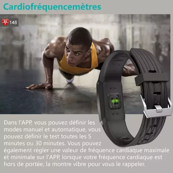 Le cardiofréquencemètre est très pratique en cas d'activité physique soutenue.