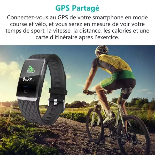 Le système de GPS partagé est également indispensable, notamment si vous êtes adepte de cyclisme.