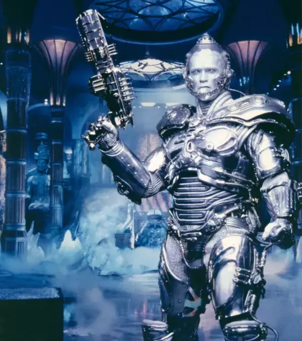 Mister Freeze (Arnold Schwarzenegger) dans Batman et Robin.