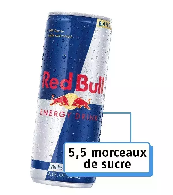 13. La boisson Red Bull 