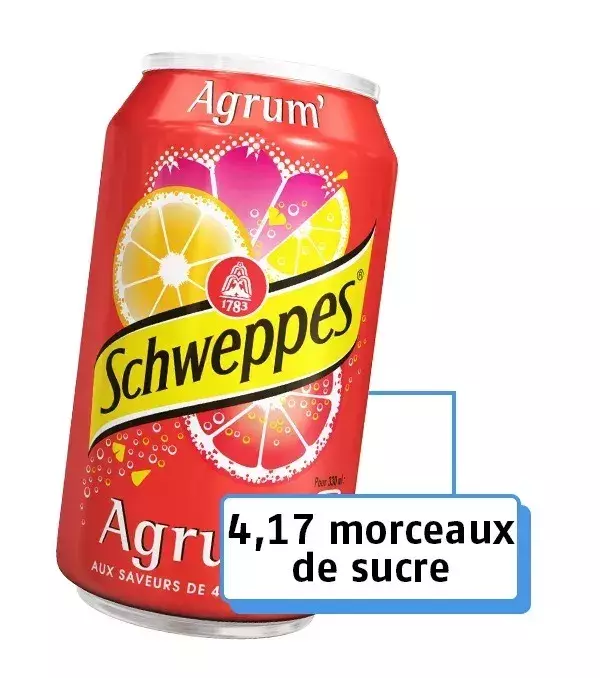 18. La boisson Schweppes 