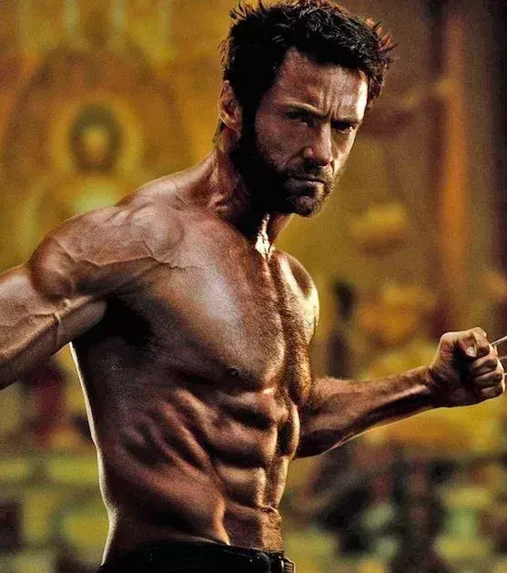 Mais pour 'Wolverine', Hugh Jackman a fait 11 heures de sport pendant 18 mois. Résultat : 10kg de muscle.