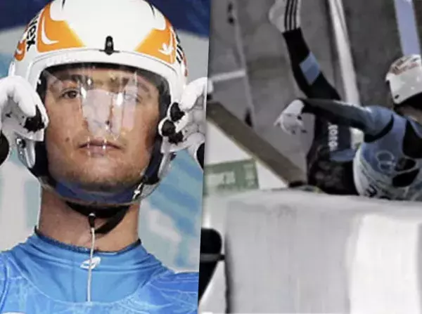 Nodar Kumaritashvili, décédé après avoir chuté de sa luge durant les JO d'Hiver