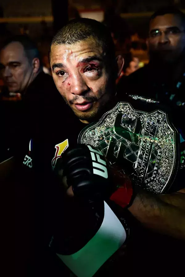 José Aldo après son combat contre Chad Mendes 