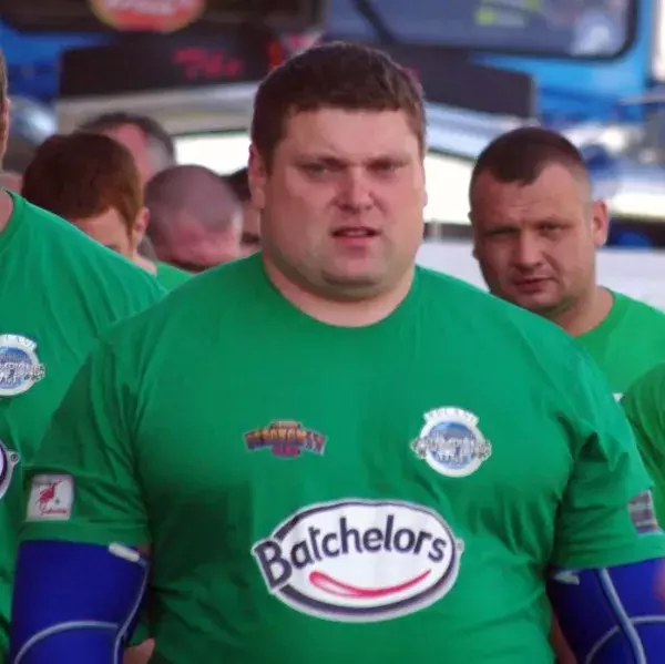 Zydrunas Savickas lors de ses premières compétitions en tant que Strongman
