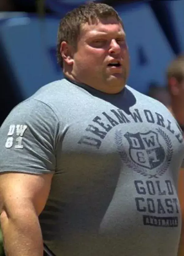 Zydrunas Savickas lors de ses premières compétitions en tant que Strongman
